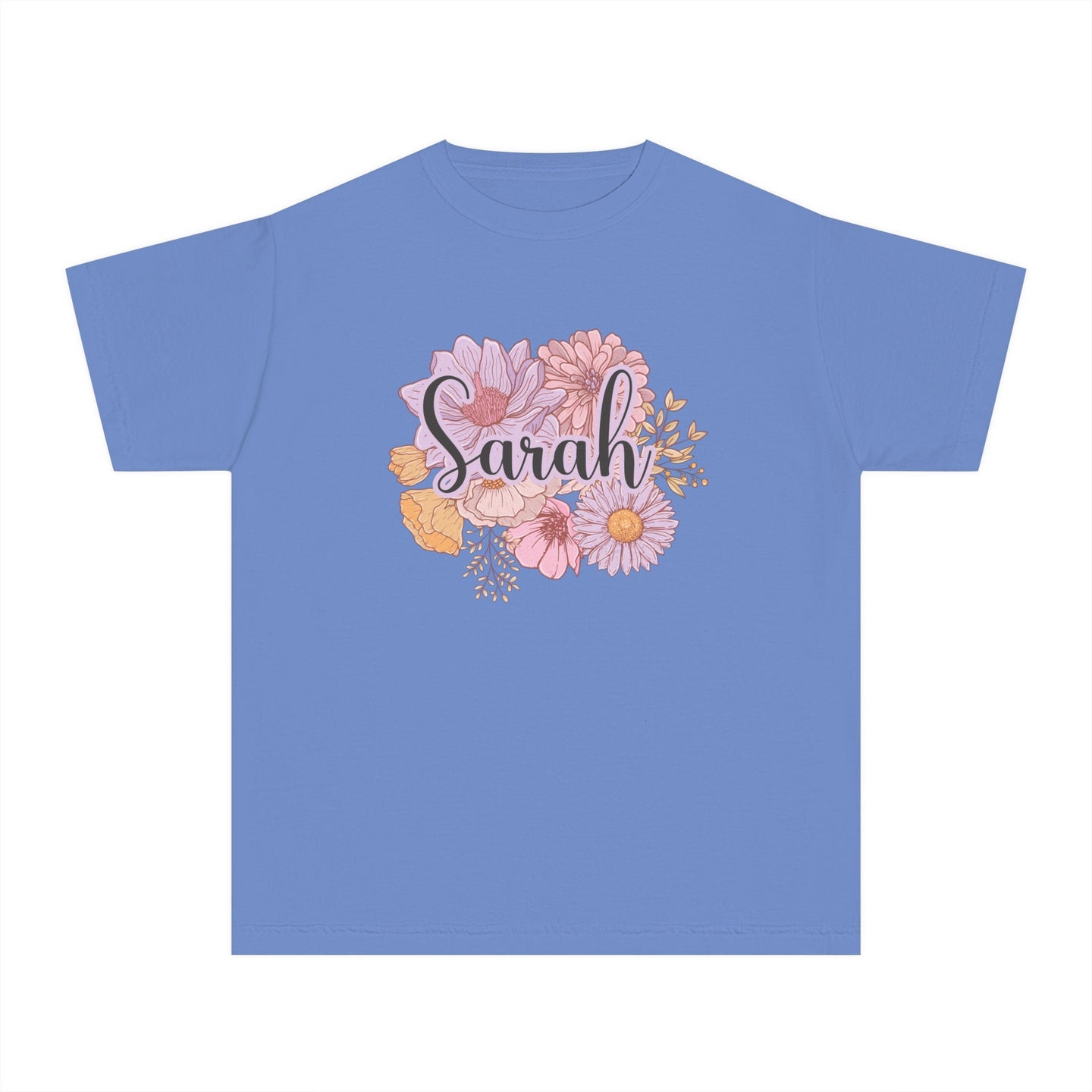 Retro Kids Name Shirt, Personalized Kids Shirt, Personalized comfort colors Shirt, Custom Name Girl Tshirt, Custom Girl Tee, Custom Boy Tee